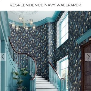 Graham & Brown Wallpaper Resplendence Navy